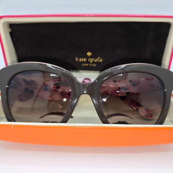 Kate Spade Amberly Hello Sunshine Cat Eye Sunglasses Brown w/Brown Gradient Lens main image 7